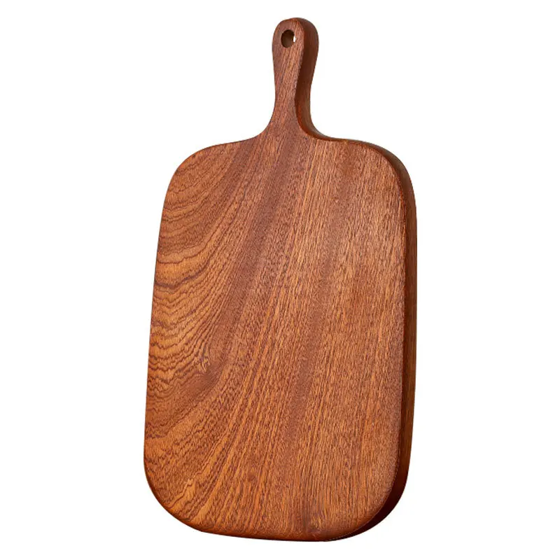 Bloques de madera para picar para cocina, tabla de cortar de nogal de haya, Pizza, pan, fruta, Sushi, bandeja colgante, antideslizante, herramientas de cocina