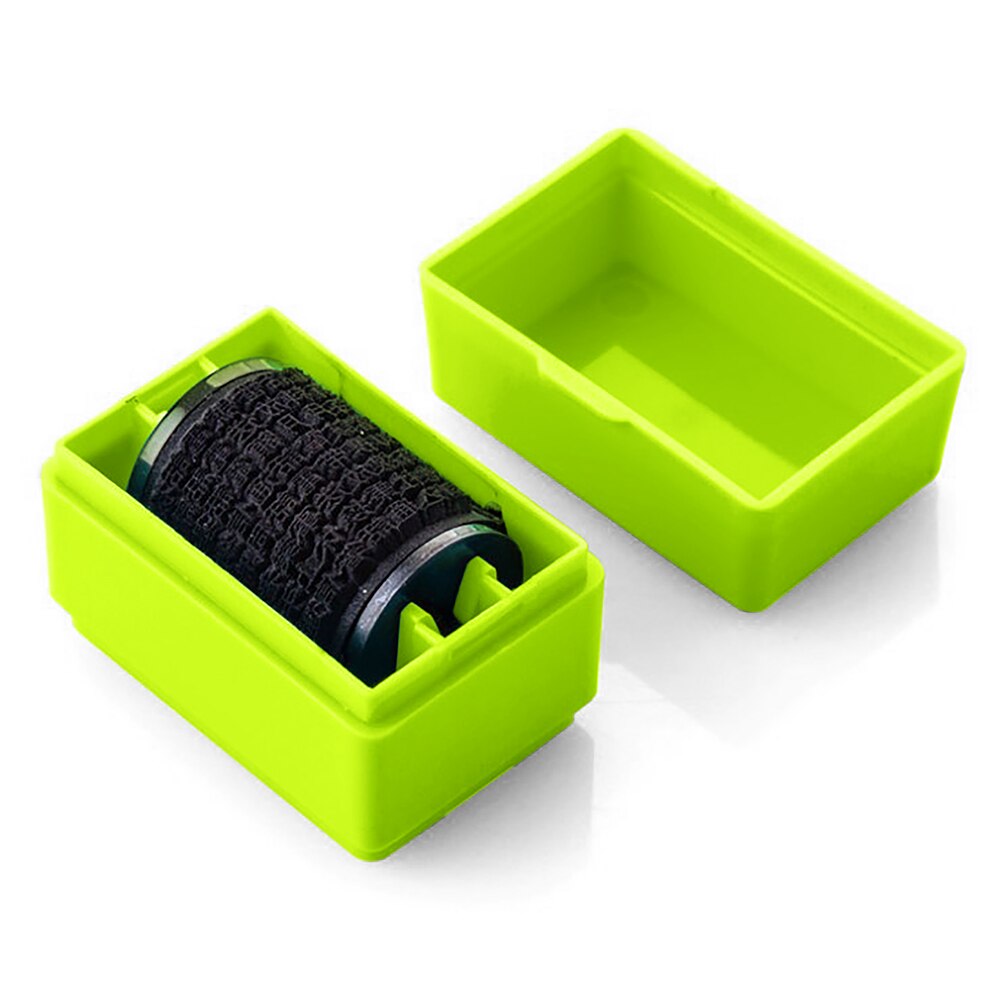 Messy Code Identity Privacy Information Coverage Confidential Roller Stamp: YELLOW