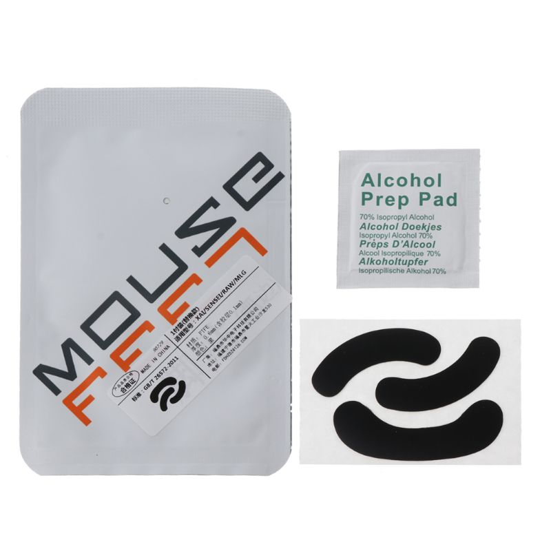 1 Set 0.6mm Thickness Replace Curve Edge Mouse Feet Mouse Skates for steel Series XAI / Sensei / RAW / MLG Mouse