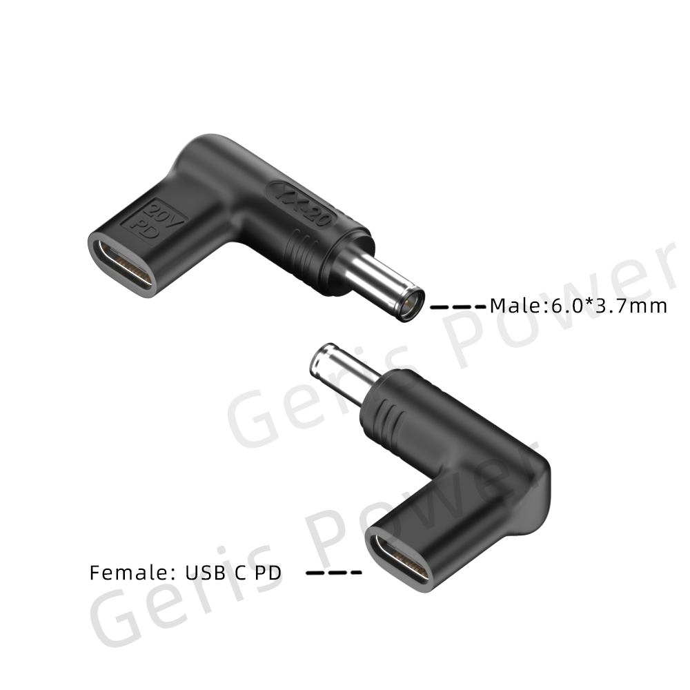 65W 90W 100W USB Type C PD to DC 4.5x3.0 7.4x5.0 4.0x1.35 5.5x2.5 5.5x1.7 3.0x1.1mm Laptop Charger Converter for Lenovo Asus Hp: SKY BLUE