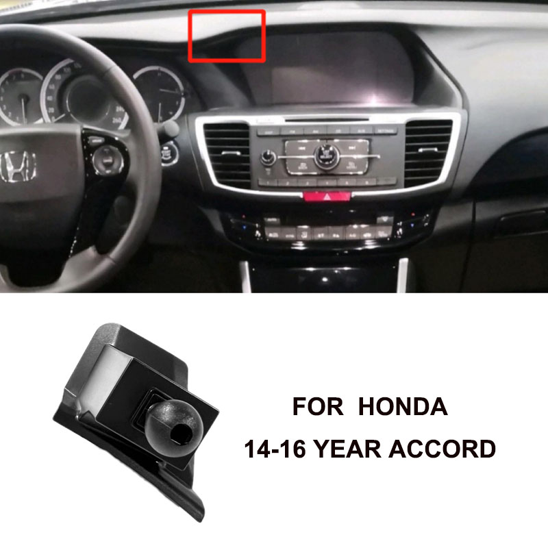 Para honda suportes de telefone do carro base de montagem suporte accord 2004-2024, crv 2008-2024, civic 2006-2024, ajuste jazz 2008-2022