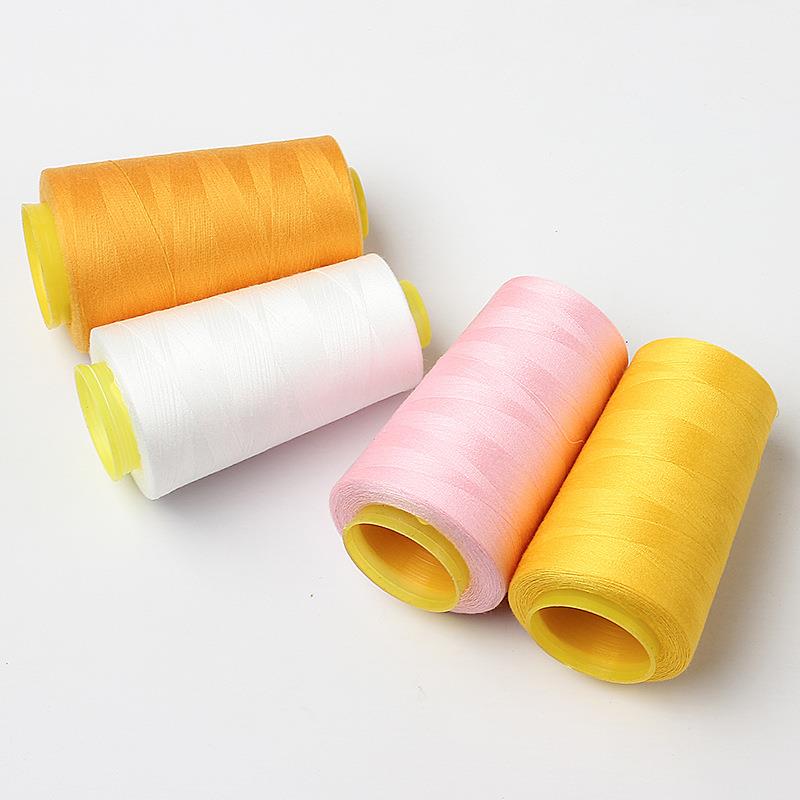 Filo da cucito in poliestere resistente da 3000 metri Fili per macchine da cucire professionali per fa da cucire misura 11 14 non facilmente rotto