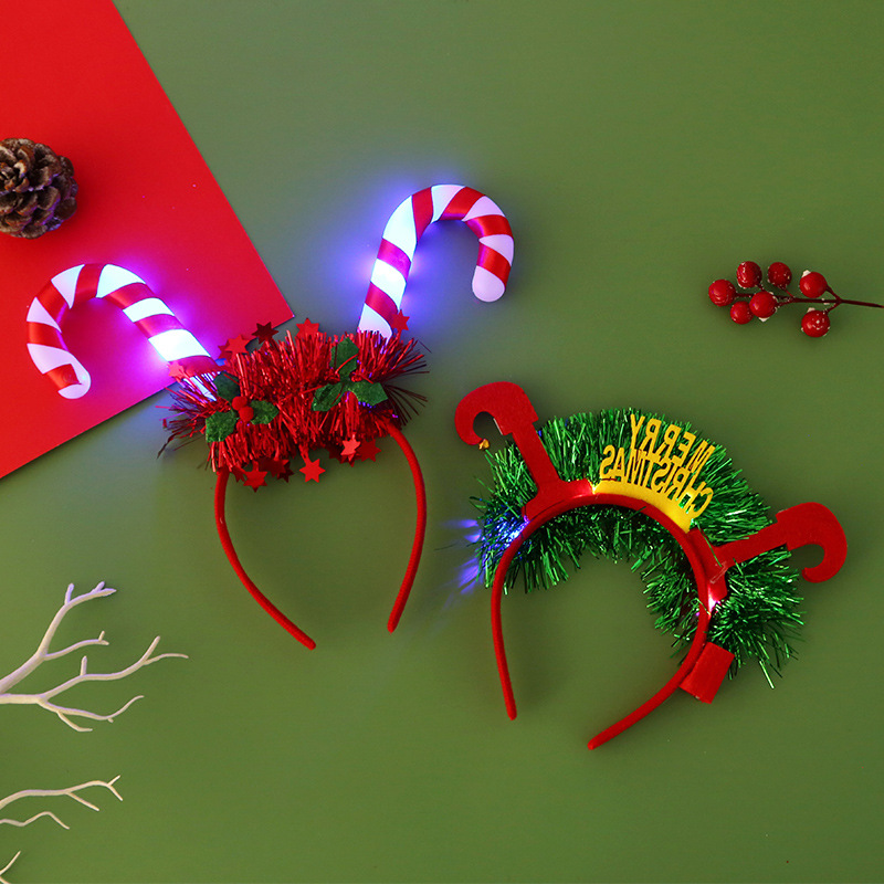 Weihnachts-Stirnband Mit Baum & Stern – Festliches Kopfband Für Frauen & Mädchen, Weiche Baumwolle