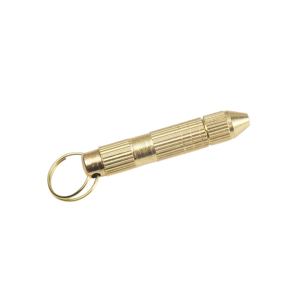 Portable 4in1 Multi Tool Set Copper Cross Screwdriver Toothpick Ear Pick Pin Key Chain Easy to clean