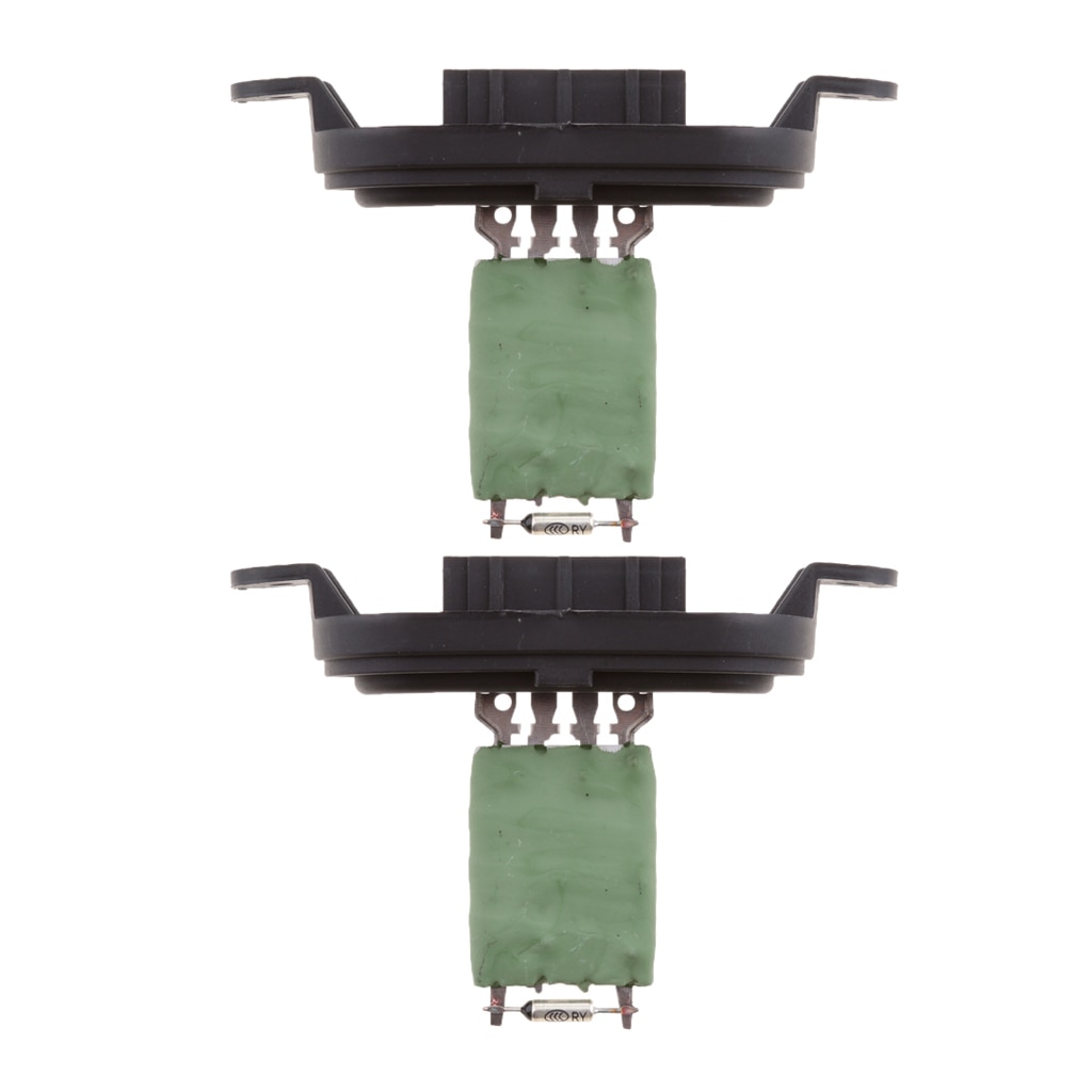 2pcs Fan Motor Fan Resistor Fan Motor Control Resistor Fan For VW Transporter Touareg