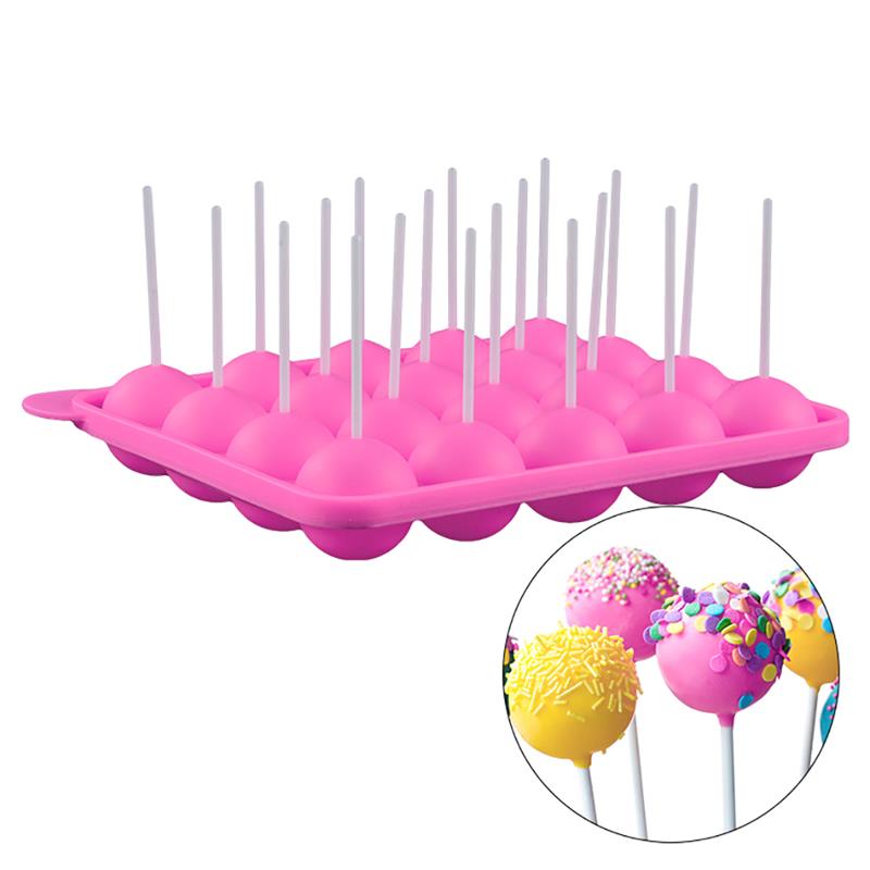Boulettes de viande rondes en acier inoxydable, avec moule à sucette et 20 bâtonnets, outils de cuisine créatifs pour la maison, 2 pièces