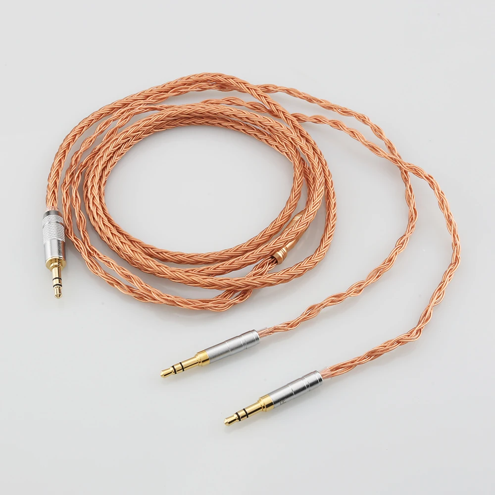 HIFI 2,5mm 3,5mm 4,4mm XLR ausgewogen 16 Ader 99% 7N OCC Kopfhörer Kabel Für Denon Ah-D7200 Ah-D5200 Ah-D9200 3,5mm Kopfhörer Stift