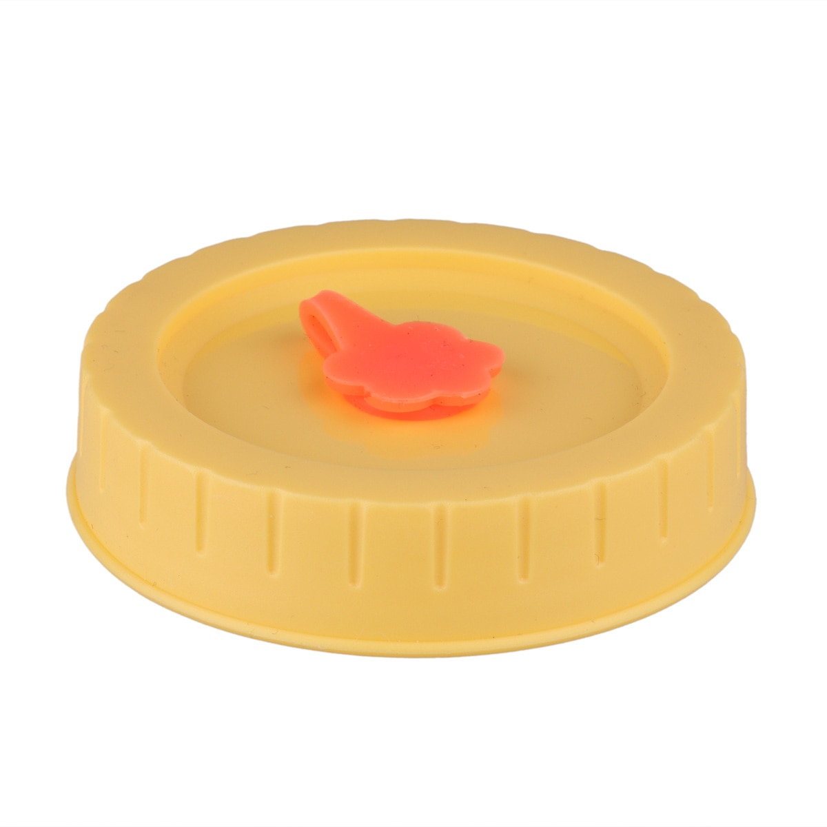 4 70mm Mason Jars Lids DIY Plastic Decorative Canning Drinking Jars Covers Durable Anti Spill Silicone Seal Caps with Straw Hole