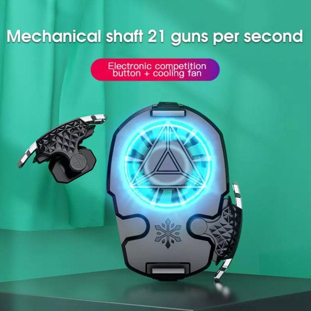 Multi-function Mobile Phone USB Game Cooler System Radiator Huawei Holder Cooling Gamepad Fan Phone Stand For IPhone Samsun Y0K6