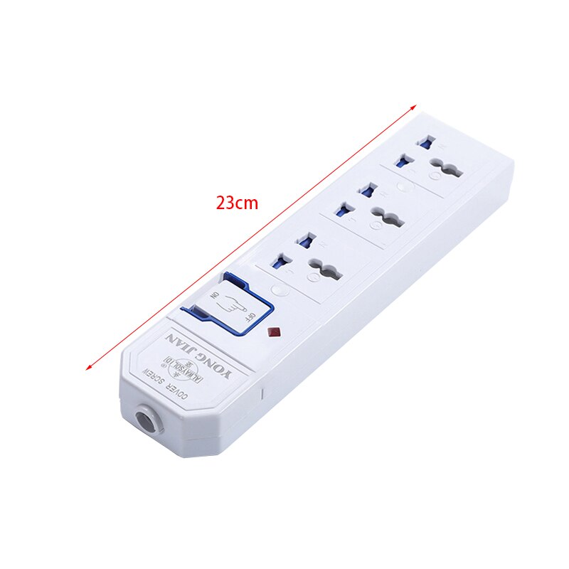 Regleta eléctrica recargable de 10A, 250V, 2000W, CA múltiple, 3, 4, 5, 6 salidas, enchufes de EE. UU., UE, Reino Unido, AU, CN, Cable de toma de extensión