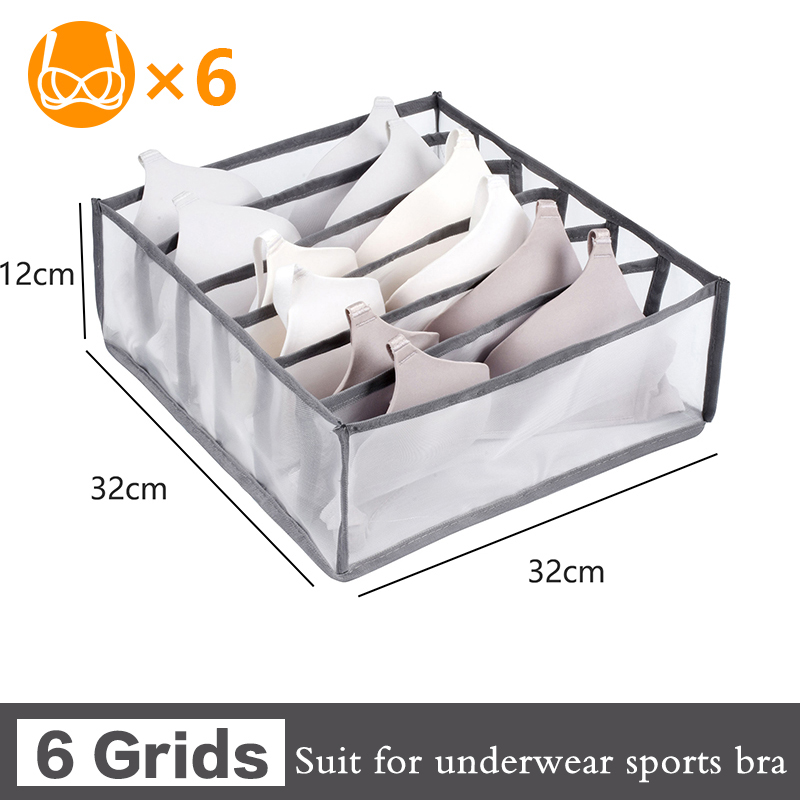 Ondergoed Organisatoren Opbergdoos Home Cabinet Divider Opbergdoos Kast Scheidingsdozen Voor Sokken Bh Kast Lade Opbergdozen: YELLOW