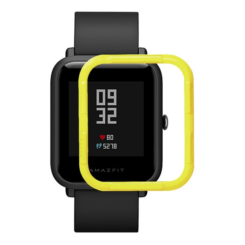 Para xiaomi huami amazfit bip juventude relógio tpu proteção silicone capa caso capa protetora caso macio escudo quadro em estoque