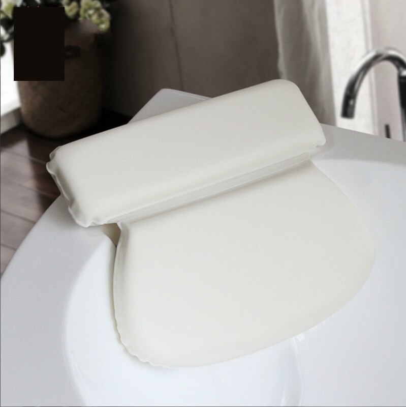 Éponge en polyuréthane baignoire ronde oreiller baignoire oreiller salle de bain appui-tête de bain ventouse appui-tête de bain