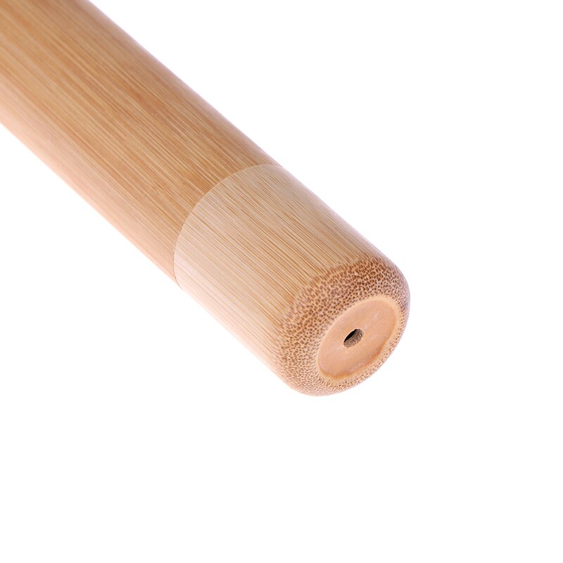 1pc bambusrør kull tannbørste naturlig fiber ultra myk bambus kull børste tenner rengjøring