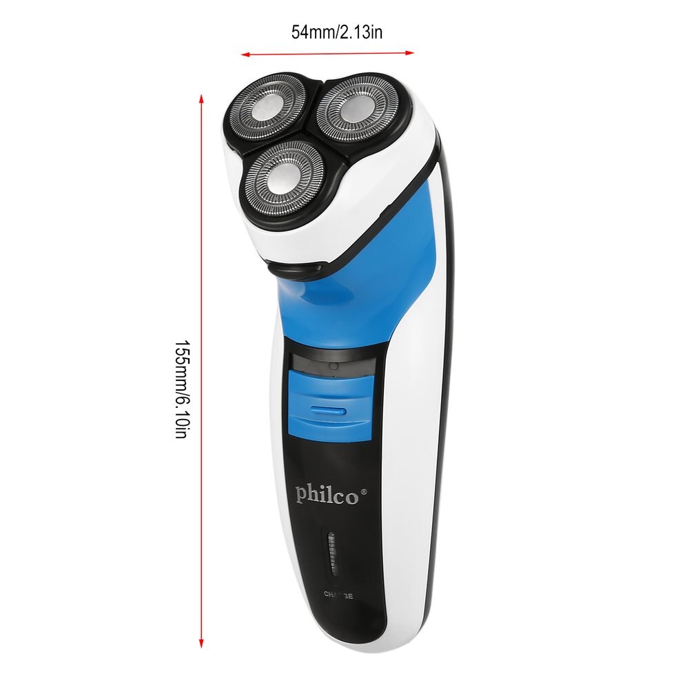 Rechargeable Triple Heads Shaving Machine Portable Cordless Safety Men's Electric Shaver Washable Face Care Razor Shaving Tool