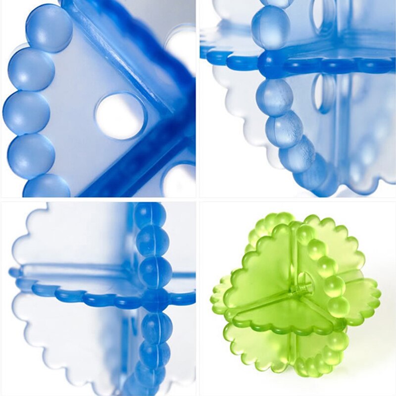 10 Pcs Decontamination Laundry Ball Anti-Winding Washing Ball Dryer Balls Keeping Laundry Fresh Drying Fabric Softener