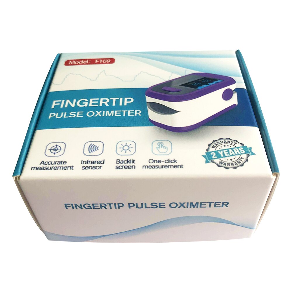 Blood Oxygen Monitor Finger Pulse Oximeter Oxygen Saturation Monitor Fast within 24hours (without Battery)