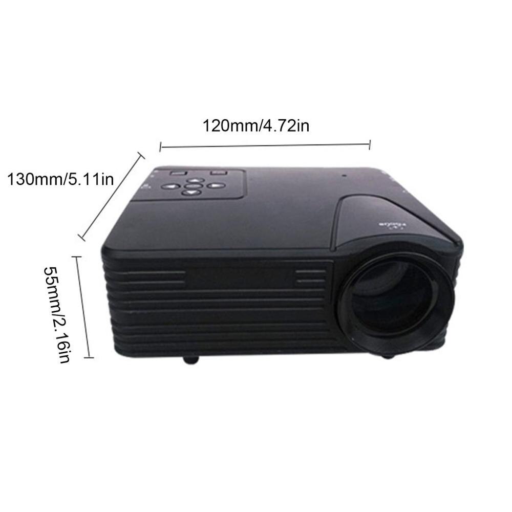 H80 Projector Portable Mini 640X480 Pixels Full Hd Brighter And Clear Led Projector Video Home Cinema Theater