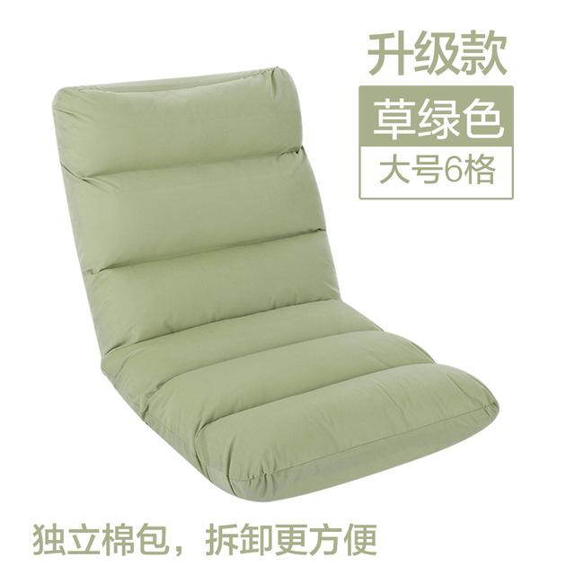 Flydbar polstret gulvstol doven sofa tatami ultrablød futon ergonomisk sofa i japansk stil med justerbar ryg i 5 positioner
