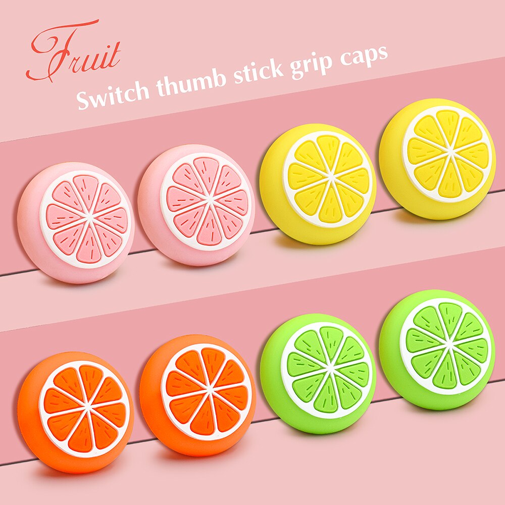 Cute Thumb Stick Grip Cap Joystick Cover For Nintend Switch Lite NS Joy-Con Controller Gamepad Thumbstick Case
