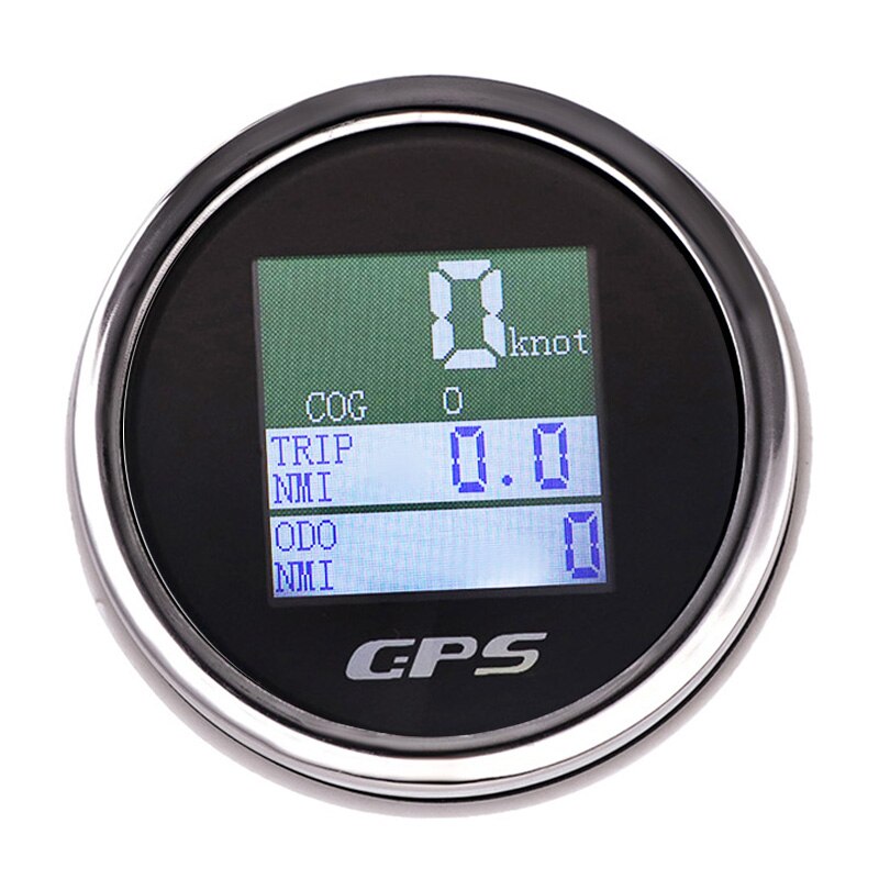 Car GPS Speedometer 52MM TFT Screen Digital Speed Odometer With GPS Antenna COG Voltmeter For Boat Motorcycle 9-32V