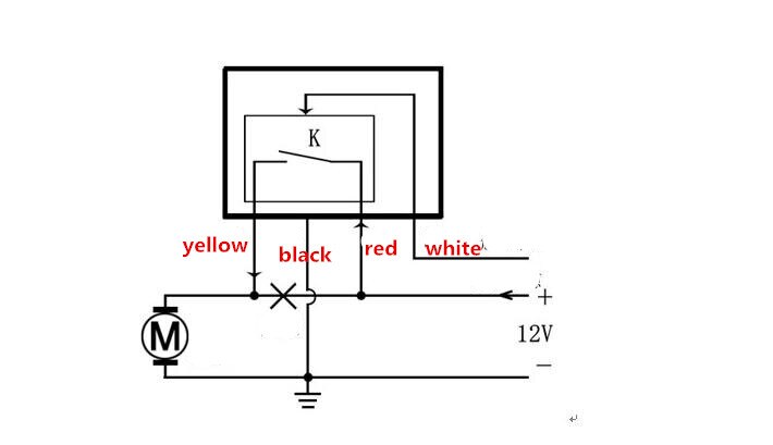 Auto bil skjult alarm tyveri beskyttelse til at tilslutte en udpeget kontakt via små lys, lamper, bremselys, horn til unchained