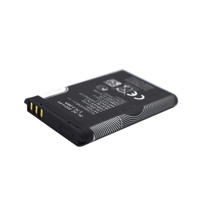 Batteria agli ioni di litio al litio BL5C BL-5C 3.7V 800mAh 2/5Pcs per Nokia 6267 6270 6330 6555 6600 6620 6630 1100 1101 1110 1112 1208 1600