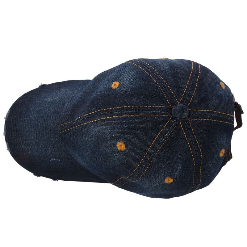 Menn kvinner sport hatt uformell denim baseball ball lokk sol unisex vanlige hattemaker