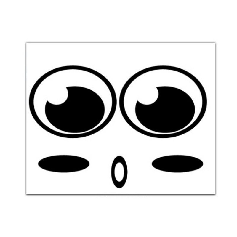 Cartoon Face Toilet Stickers DIY Self Adhesive Wall Decal Removable Decorative Art Mural Computer Stickers For Home Decoration