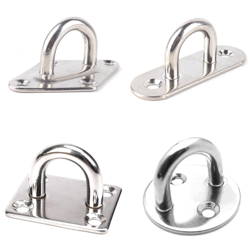 2Pcs M5 M6 M8 304 Rvs Houder Touw Haak Sluiting Connectors Deur Bout Haak Zonnescherm Netto Dekzeil Installatie onderdelen