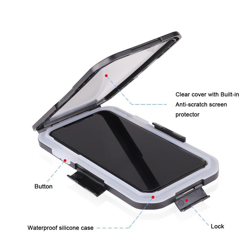 Vandtæt telefon taske cykel telefon holder universal mobiltelefon holder cykel styr clip stand gps monteringsbeslag
