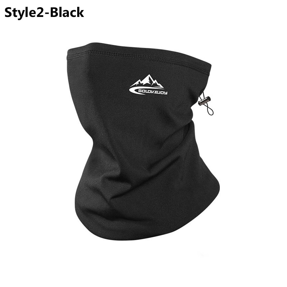 Foulard de cyclisme pour hommes, cache-cou, couvre-chef, Bandana, Simple, à la: style2	black