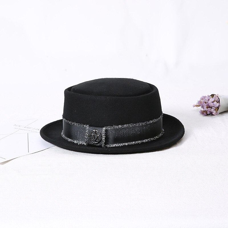 Herr fedora hatt australien ull herr hatt med fläsk paj mössa för klassisk kyrkaull filt hatt