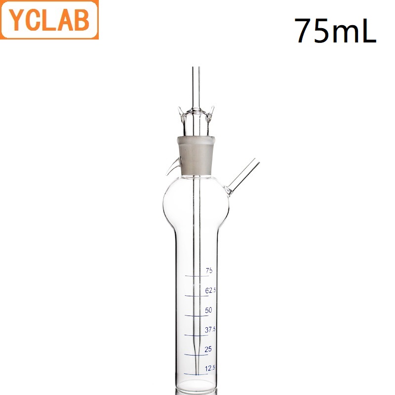 YCLAB 75 ml Impact Gas Bemonstering Collectie Fles Laboratorium Chemie Apparatuur