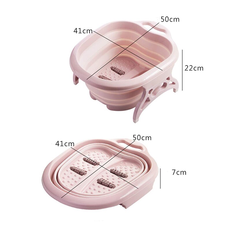GOALONE-lavabo portátil plegable para pies, cubo para pies, bañera para Spa y pedicura, para viajes