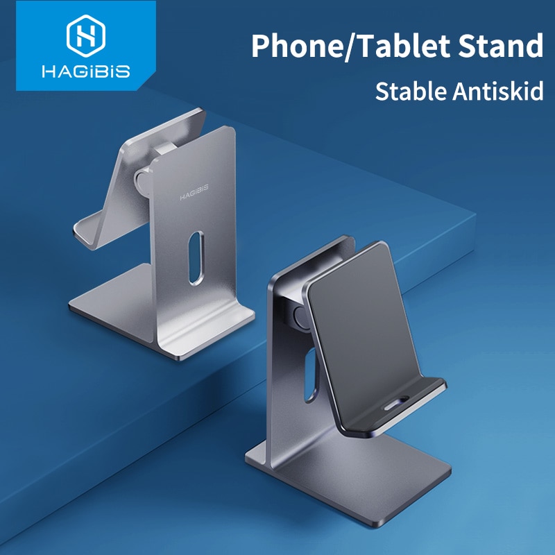 Hagibis Mobiele Telefoon Houder Stand Tablet Smartphone Bureau Legering Stand Voor Iphone Ipad Pro Samsung Xiaomi Mobiele Telefoon Draagbare