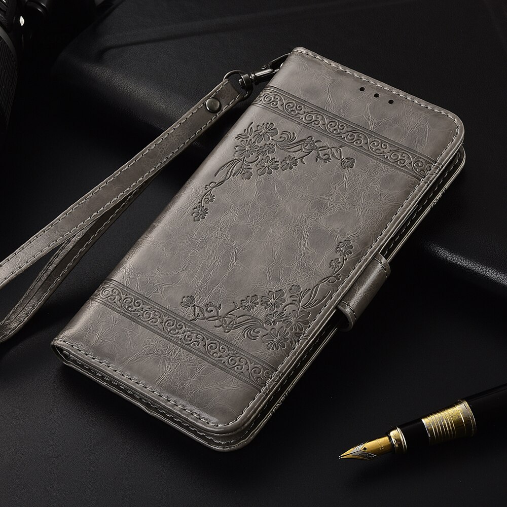 for On Xiaomi Poco X4 Pro 5G Book Cover Luxury Wallet Leather Case for Poco X4 Pro 5G Phone Case Fundas With Strap: oil-Grey