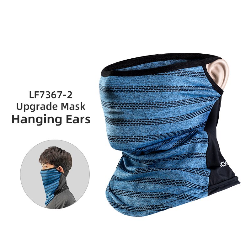 ROCKBROS Cycling Absorb Sweat Riding Scarf Bike Summer Bandana Face Scarf Neck Gaiter Bicycle Sun Protection Sport Face Mask: LF7367-2