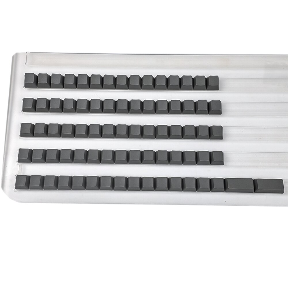 75 Keys OEM Blank PBT Keycaps Suitable For Ortholinear Layout MX Keyboard XD75 ID75 Planck Preonic Niu40 YMD40v2: 75 Gray