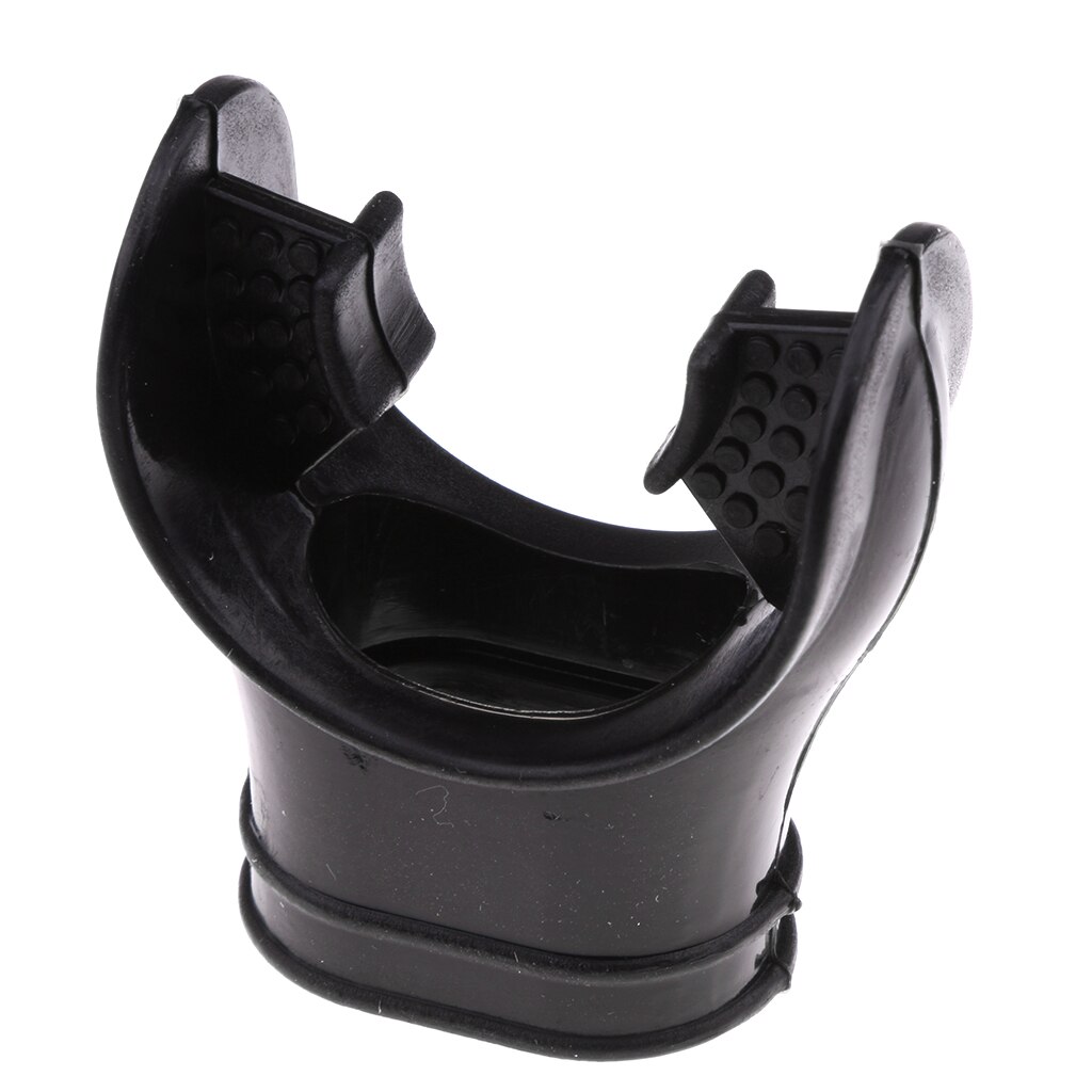 MagiDeal 2019 Silicone atossico di alta qualità Scuba Dive Tube Snorkel Bite bocchino regolatore di immersione regolatore di immersione: Black