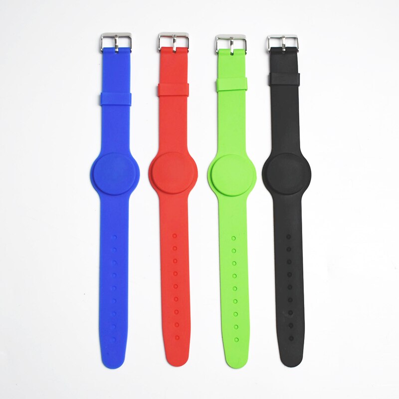 1pc 13.56Mhz RFID Wristband Silicone Electronic Bracelets Wrist Band NFC Smart 1K S50