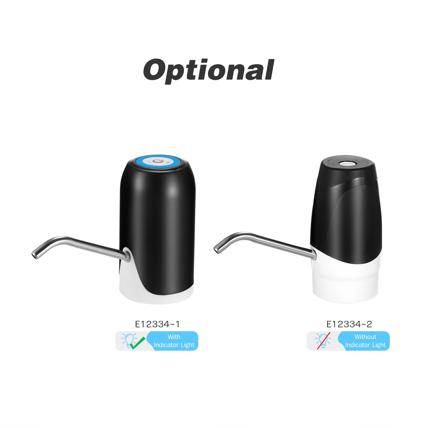 Electric Drinking Water Pump Portable USB Rechargeable Automatic Water Dispenser Intelligent Water-suction Device Home Office