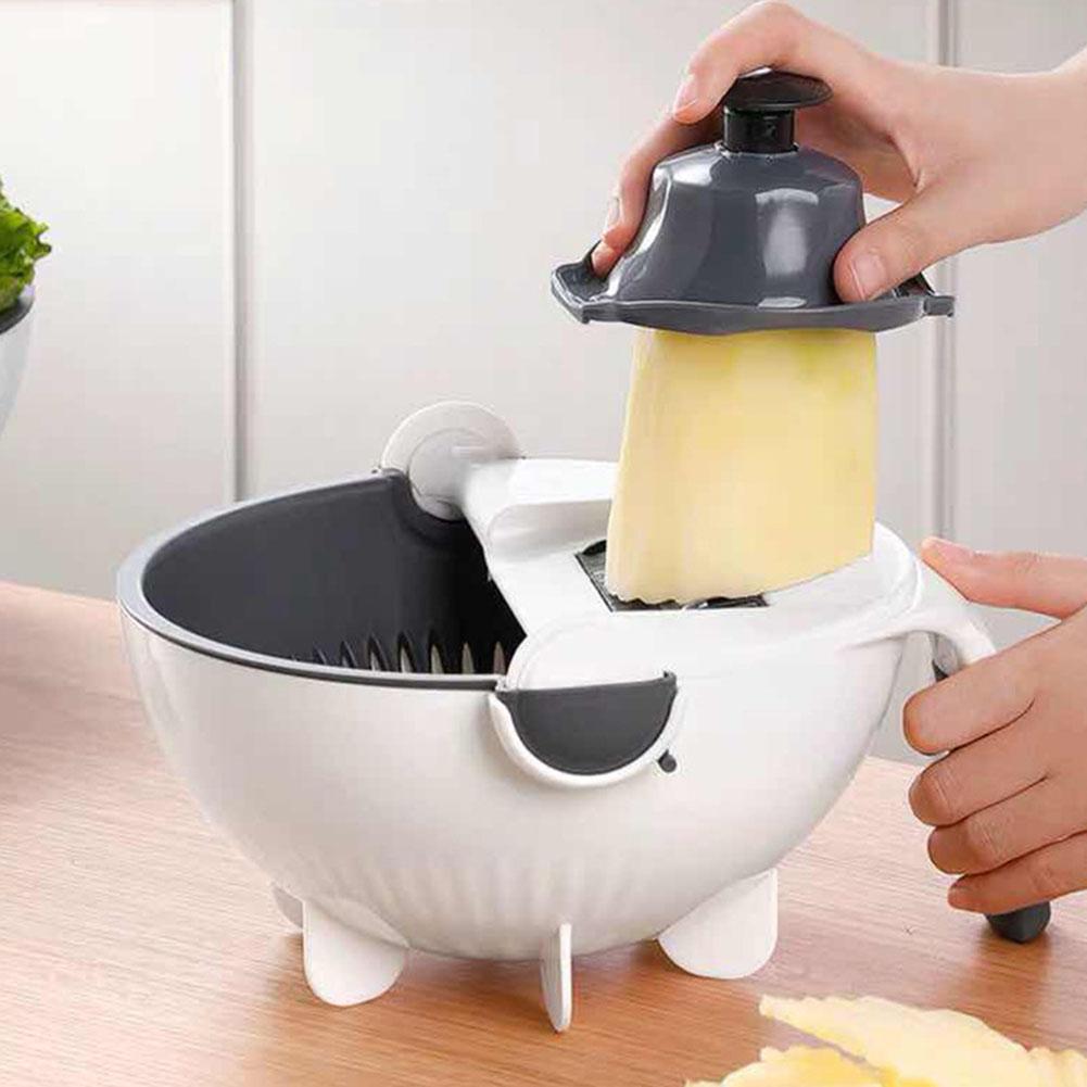 7 in 1 Mandoline Schneidemaschine Gemüse Schneidemaschine Kartoffel Schäler Karotte Zwiebel Reibe Sieb Küche Zubehör Gemüse Cutter Neue