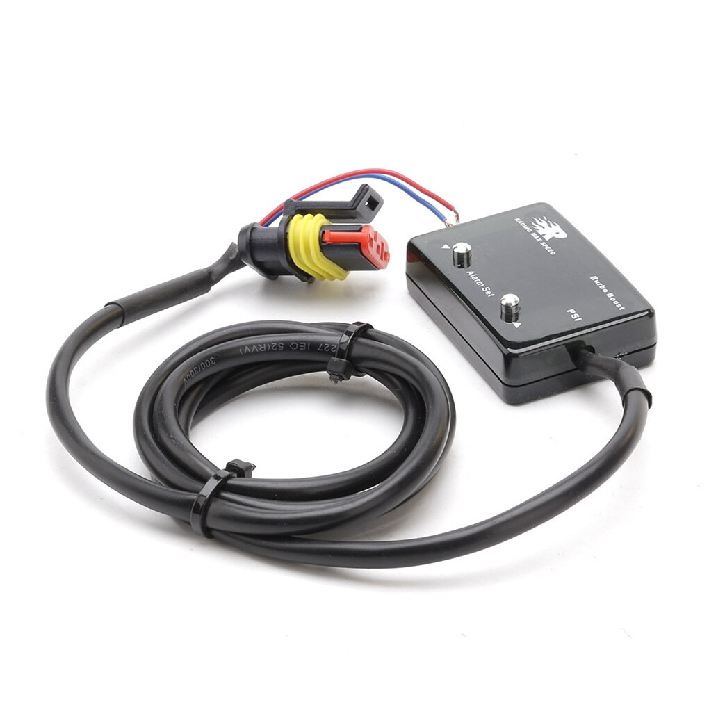 Universele Auto Digitale Turbo Boost Gauge Blauwe Led Display -14 ~ 40PSI Druk Meter IP-TBM-01