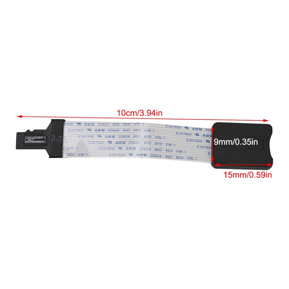 10/15/25/46cm TF Male To Micro SD Female Card Reader Extension Adapter Cable Extender For Car GPS Phone TV Camera