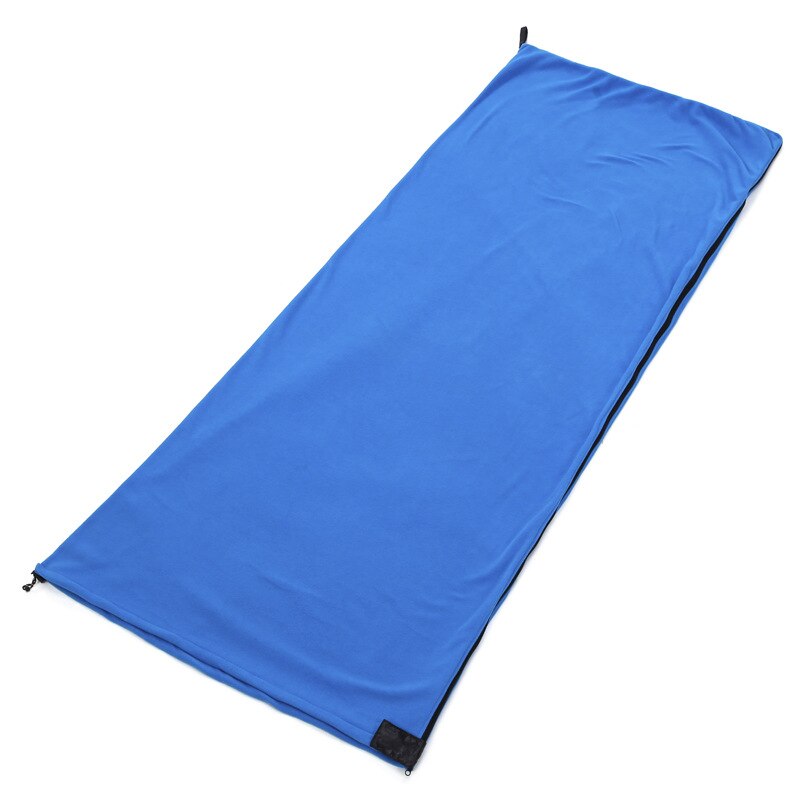 Fleece sovepose underlag udendørs indre iført campingudstyr indendørs hotel transportabelt tæppe picnic foldemåtte seng colchon