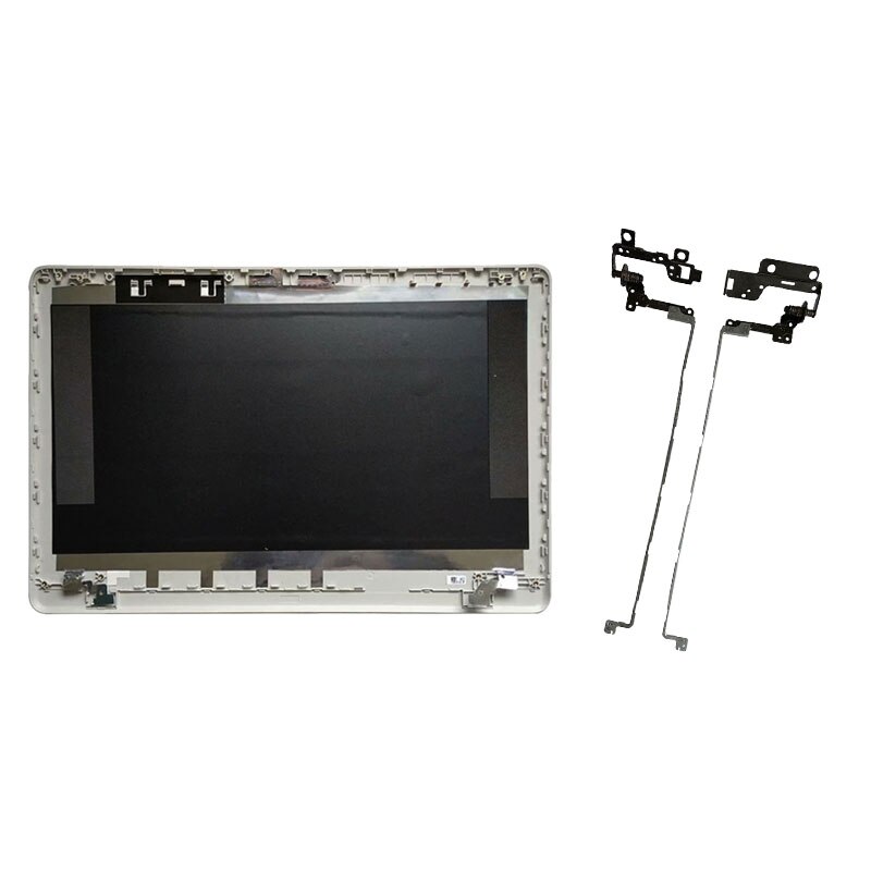Capa para portátil hp 17-bs 17-ak 17-bs024ds 17-bs025ds 17-bs026ds 17-bs028ds 17-bs051od 17-bs011dx topo lcd prata capa/dobradiças: Silver and Hinges