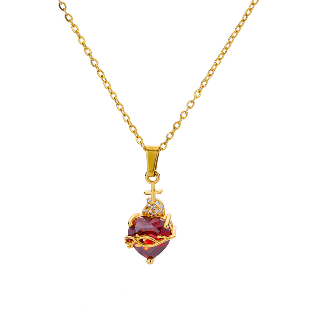Ovale ketting met opaalsteen voor dames, gemaakt van roestvrij staal met een gouden ovale stenen hanger, ideaal voor een bruiloft.