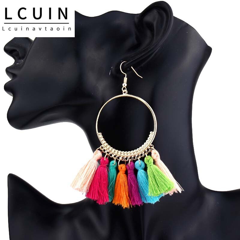 Earrings For Women Luxury Round Ball Earrings Wedding Charm Long Earringjewelry Bohemia