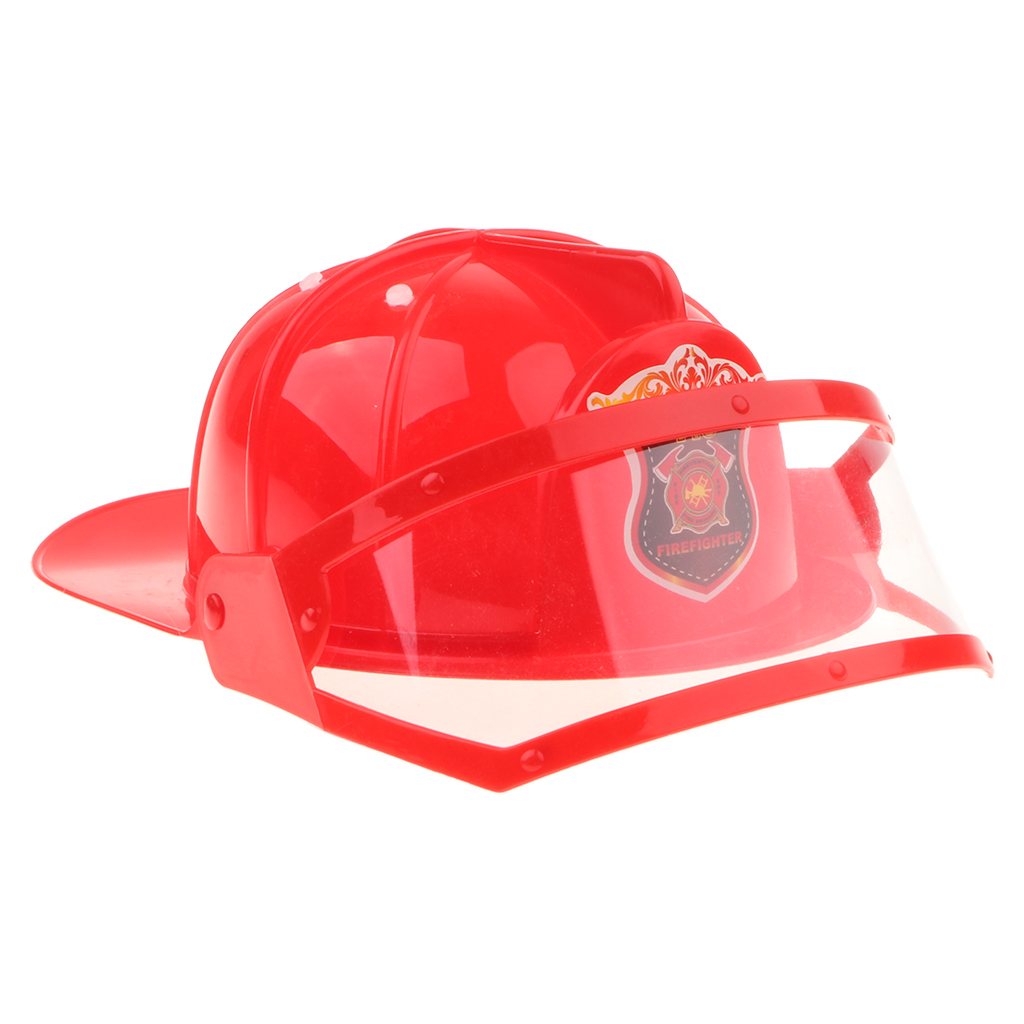 Kid Fantasiespel Brandweerman Helm Firefighter Hat Kostuum Partij Rollenspel Speelgoed